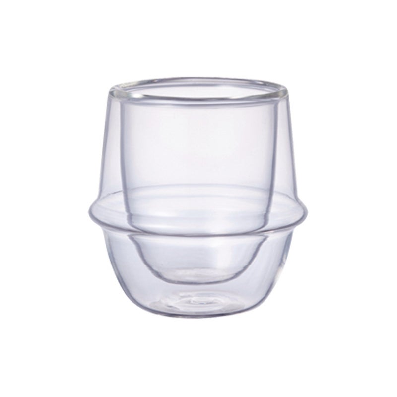 KINTO 23104 KRONOS Double Wall Espresso Cup, 2.8 fl oz (80 ml), Heat Resistant Glass, Microwave and Dishwasher Safe, Gift Present - Image 2